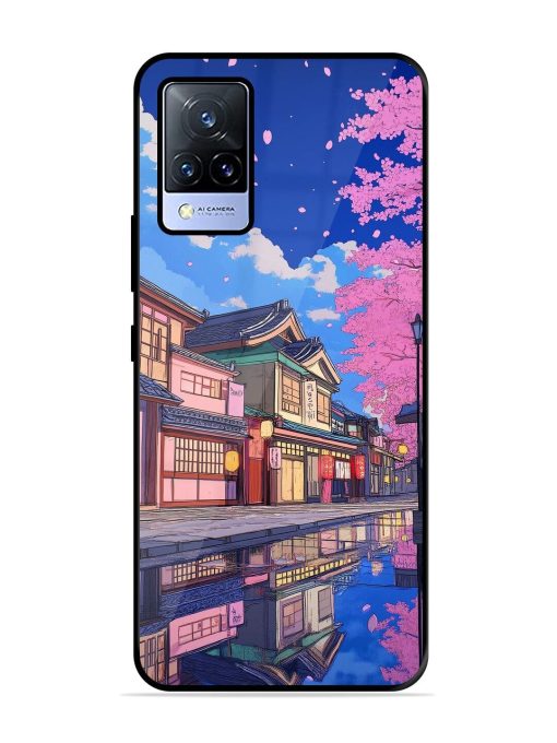 Tranquil Reflections Glossy Soft Edge Case for Vivo V21 (5G) Chachhi