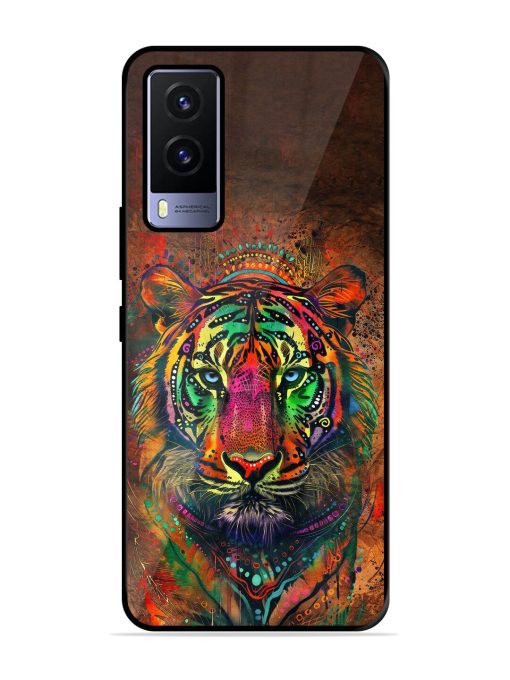 Cosmic Tiger Glossy Soft Edge Case for Vivo V21E (5G) Chachhi