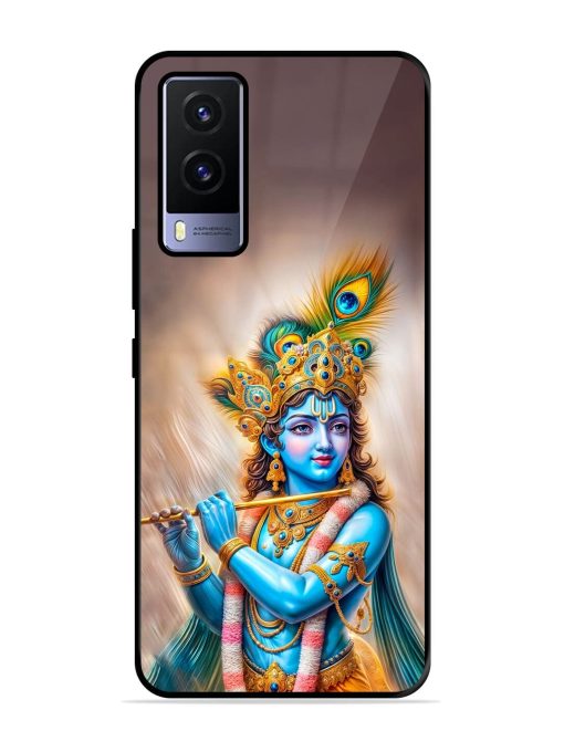 Divine Krishna Glossy Soft Edge Case for Vivo V21E (5G) Chachhi