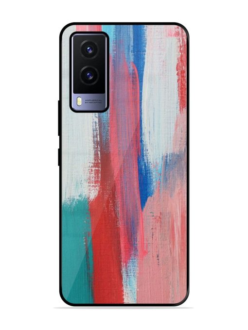 Colorful Chaos Glossy Soft Edge Case for Vivo V21E (5G) Chachhi