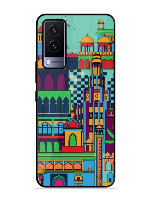 Indian Tapestry Glossy Soft Edge Case for Vivo V21E (5G) Chachhi