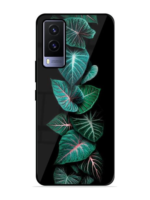 Emerald Elegance Glossy Soft Edge Case for Vivo V21E (5G) Chachhi