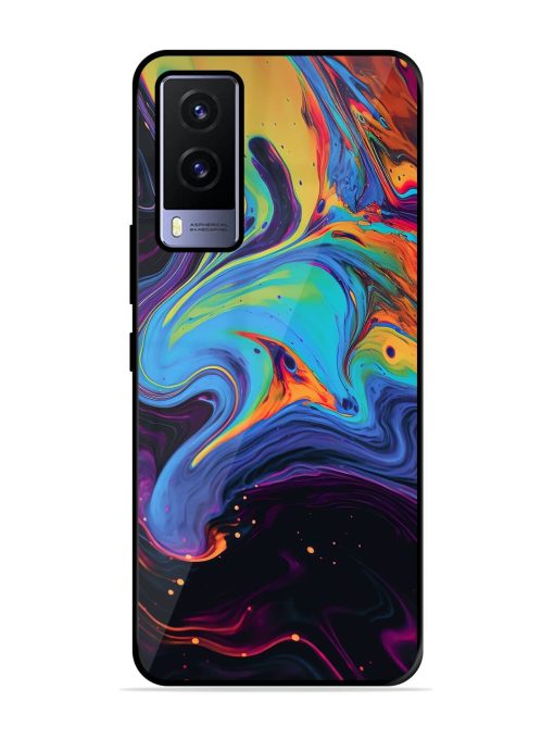 Liquid Dreamscape Glossy Soft Edge Case for Vivo V21E (5G) Chachhi