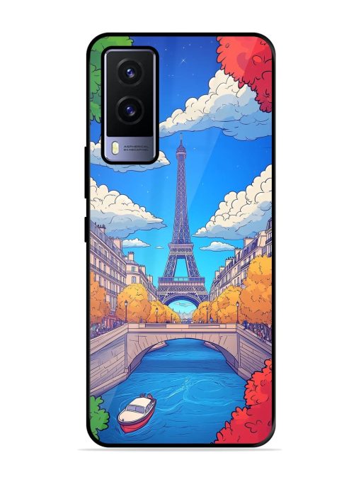 Parisian Panorama Glossy Soft Edge Case for Vivo V21E (5G) Chachhi