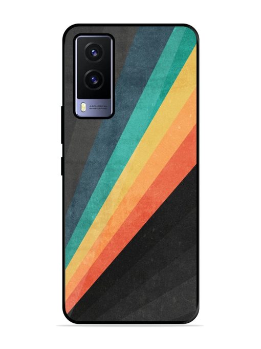 Retro Spectrum Glossy Soft Edge Case for Vivo V21E (5G) Chachhi