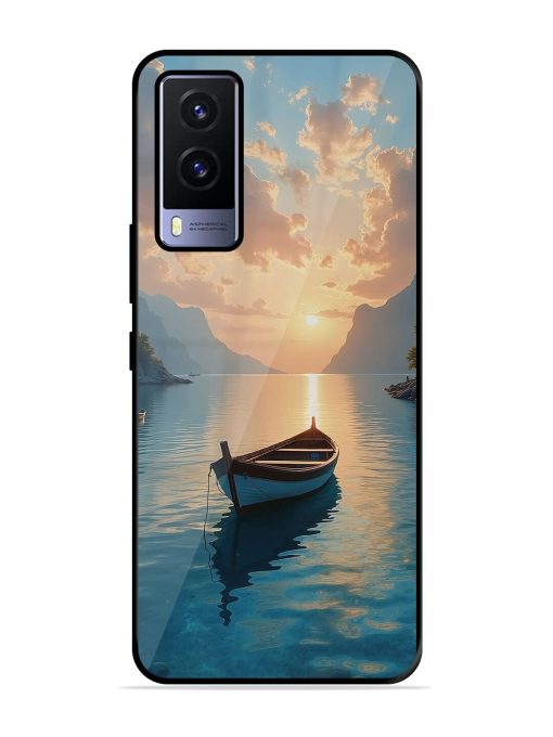 Serene Sunset Glossy Soft Edge Case for Vivo V21E (5G) Chachhi