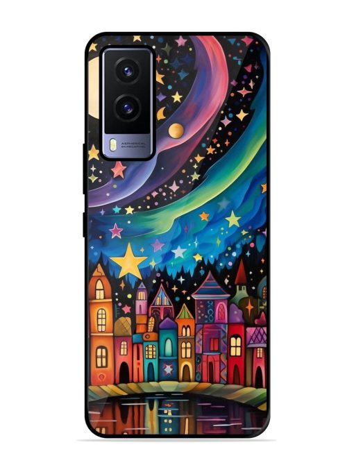 Starlit Village Glossy Soft Edge Case for Vivo V21E (5G)