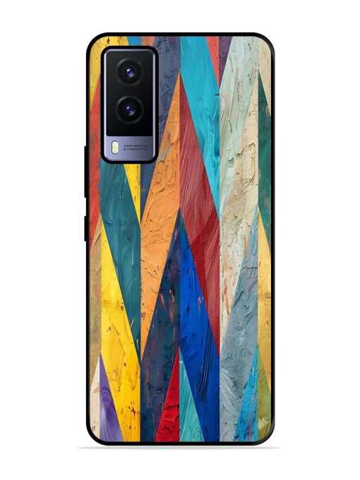 Abstract Tapestry Glossy Soft Edge Case for Vivo V21E (5G) Chachhi