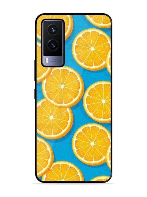 Citrus Symphony Glossy Soft Edge Case for Vivo V21E (5G) Chachhi