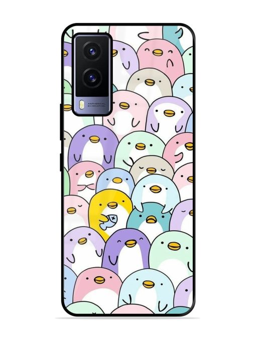 Penguin Party Glossy Soft Edge Case for Vivo V21E (5G) Chachhi