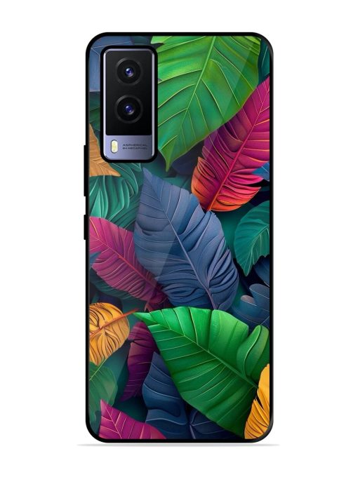 Tropical Tapestry Glossy Soft Edge Case for Vivo V21E (5G) Chachhi