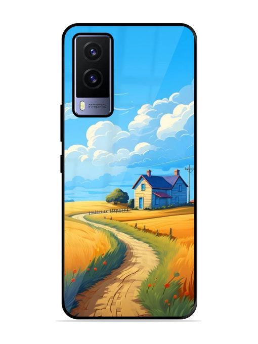 Countryside Cottage Glossy Soft Edge Case for Vivo V21E (5G)