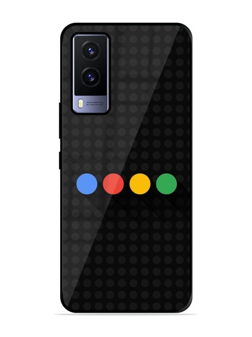 Google Dots Glossy Soft Edge Case for Vivo V21E (5G) Chachhi