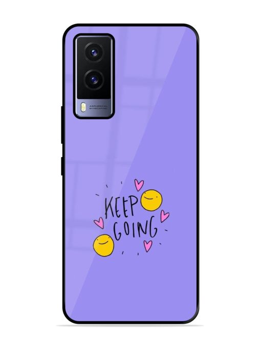 Smiling Through It All Glossy Soft Edge Case for Vivo V21E (5G) Chachhi