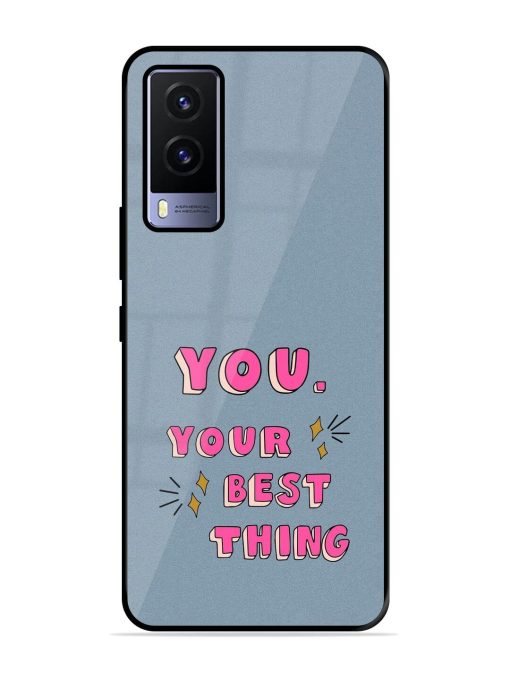 Self-Love Sparkles Glossy Soft Edge Case for Vivo V21E (5G) Chachhi