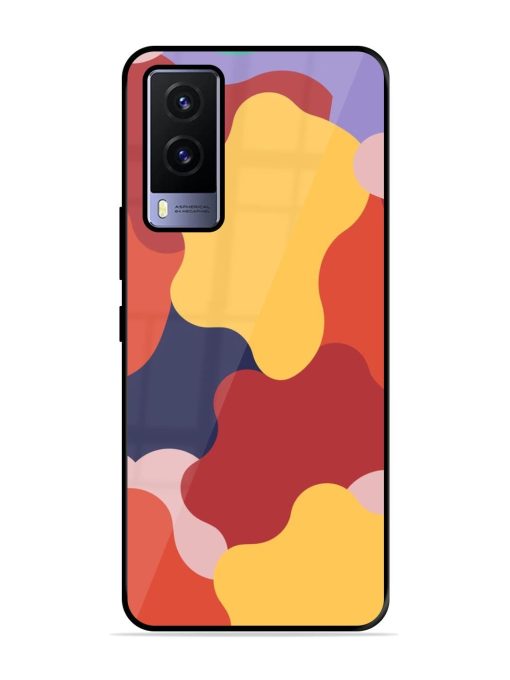 Gooey Color Chaos Glossy Soft Edge Case for Vivo V21E (5G)