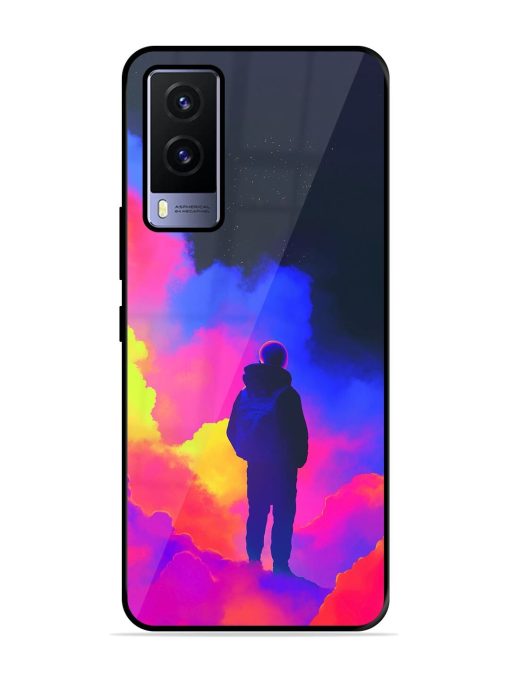 Cosmic Wanderer Glossy Soft Edge Case for Vivo V21E (5G) Chachhi