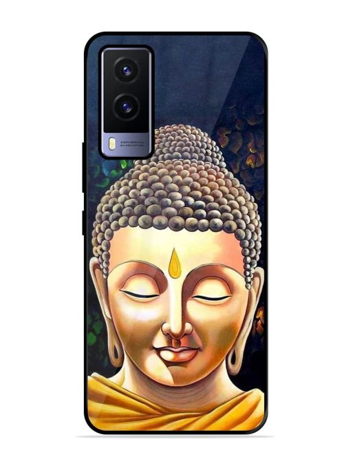 Buddha Face Glossy Soft Edge Case for Vivo V21E (5G) Chachhi