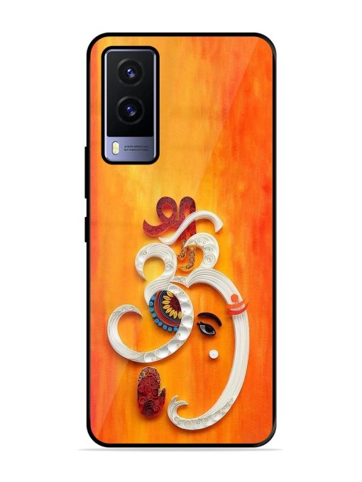 Ganesha In Quilling Art Glossy Soft Edge Case for Vivo V21E (5G) Chachhi