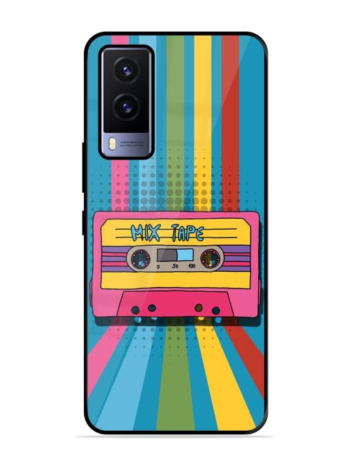 Retro Cassette Tapes Glossy Soft Edge Case for Vivo V21E (5G) Chachhi