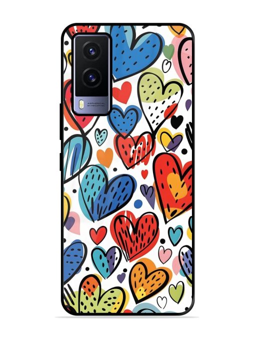 Heartfelt Harmony Glossy Soft Edge Case for Vivo V21E (5G) Chachhi