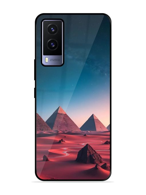 Ancient Wonders Sky Glossy Soft Edge Case for Vivo V21E (5G) Chachhi