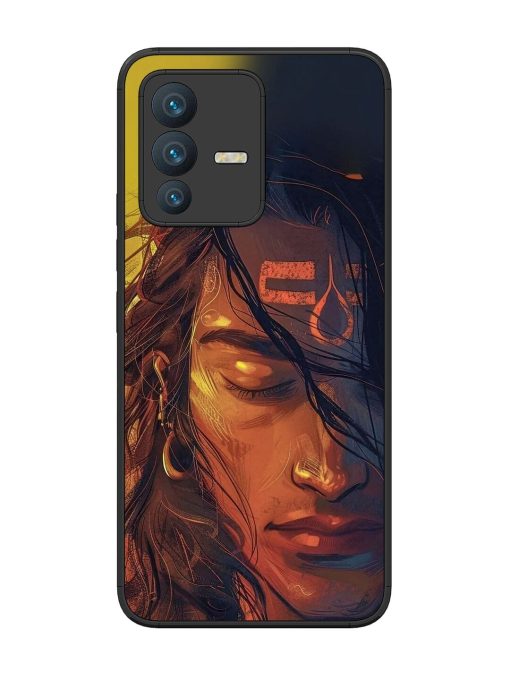 Tranquil Shiva Glossy Soft Edge Case for Vivo V23 (5G) Chachhi