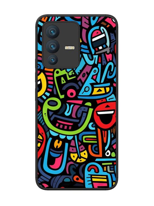 Doodlephoria Glossy Soft Edge Case for Vivo V23 (5G) Chachhi