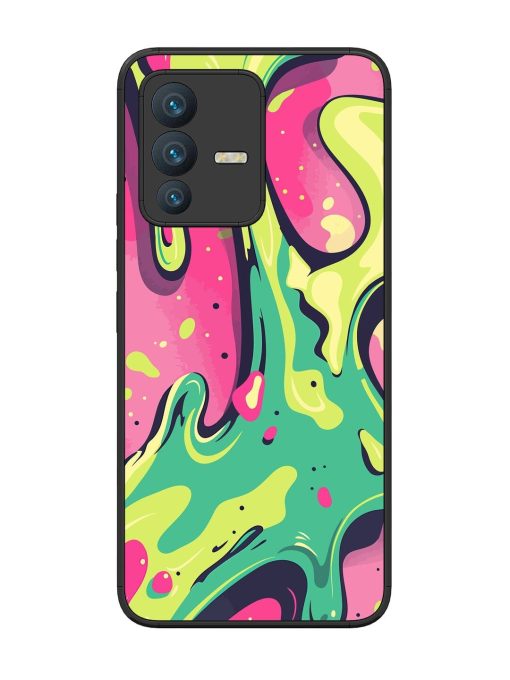 Gooey Grooves Glossy Soft Edge Case for Vivo V23 (5G) Chachhi