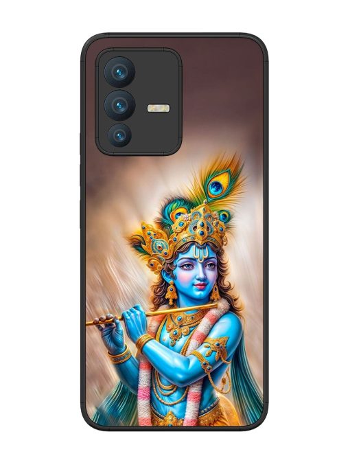 Divine Krishna Glossy Soft Edge Case for Vivo V23 (5G) Chachhi