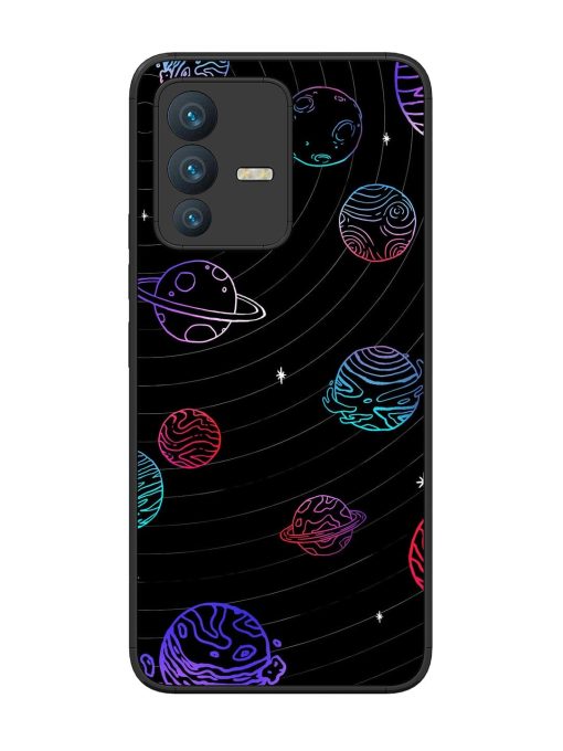 Cosmic Ballet Glossy Soft Edge Case for Vivo V23 (5G) Chachhi