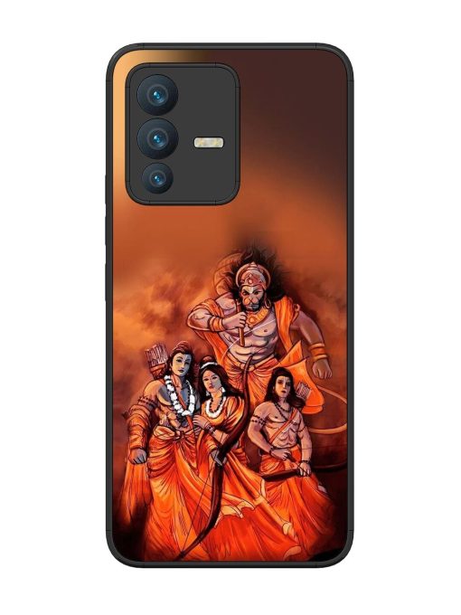 Sita Ram Glossy Soft Edge Case for Vivo V23 (5G) Chachhi