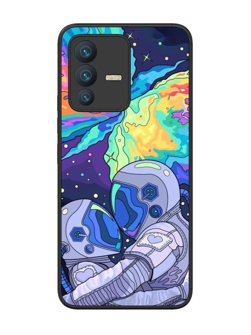 Cosmic Love Glossy Soft Edge Case for Vivo V23 (5G) Chachhi