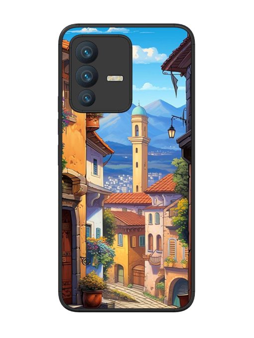 Tuscan Twilight Glossy Soft Edge Case for Vivo V23 (5G) Chachhi