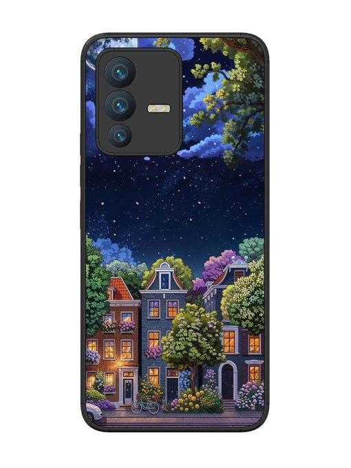 Moonlit Streets Glossy Soft Edge Case for Vivo V23 (5G) Chachhi