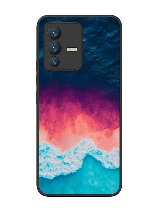 Where The Ocean Meets The Sky Glossy Soft Edge Case for Vivo V23 (5G) Chachhi