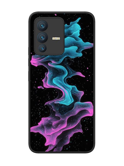 Cosmic Currents Glossy Soft Edge Case for Vivo V23 (5G) Chachhi