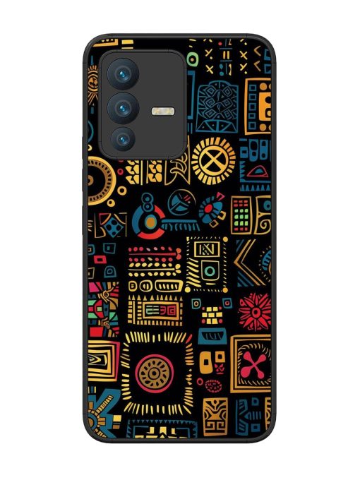 Tribal Tapestry Glossy Soft Edge Case for Vivo V23 (5G) Chachhi