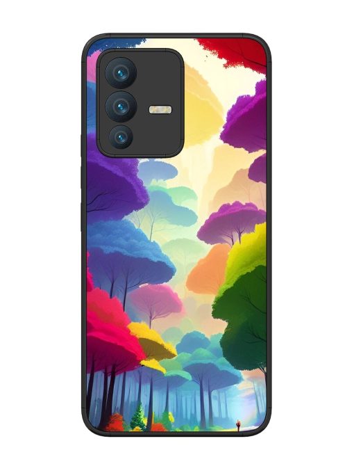 Rainbow Road Glossy Soft Edge Case for Vivo V23 (5G) Chachhi