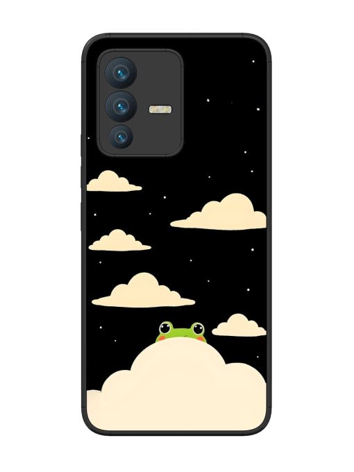 Froggy Night Sky Glossy Soft Edge Case for Vivo V23 (5G) Chachhi