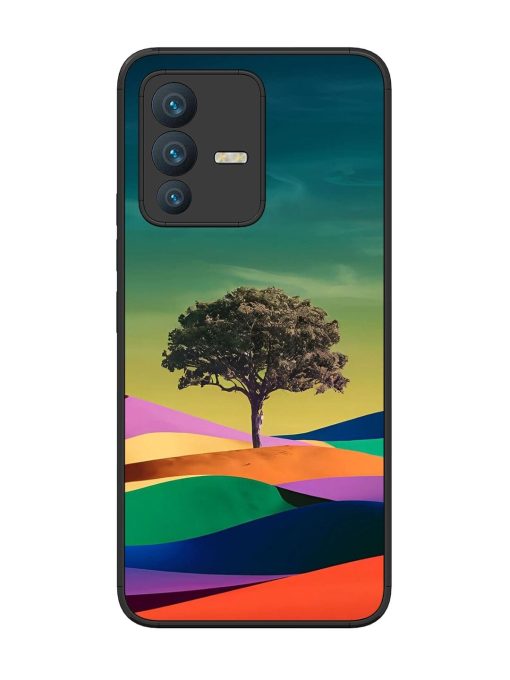 Rainbow'S Lone Sentinel Glossy Soft Edge Case for Vivo V23 (5G) Chachhi