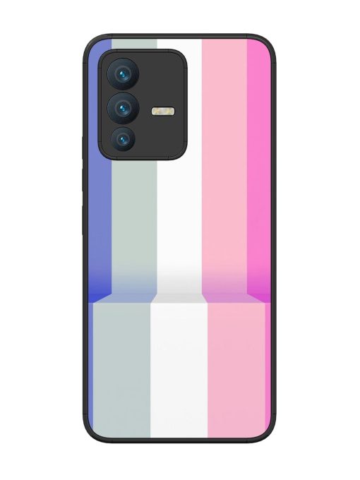 Pastel Palette Glossy Soft Edge Case for Vivo V23 (5G) Chachhi