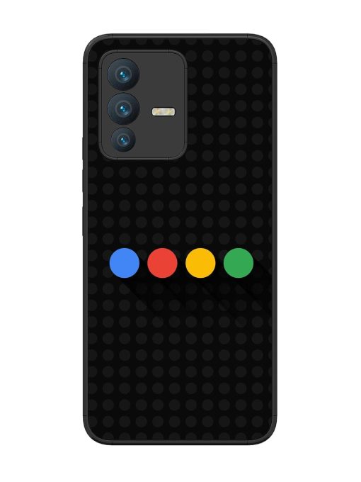 Google Dots Glossy Soft Edge Case for Vivo V23 (5G) Chachhi