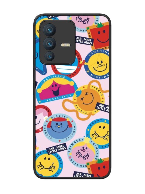 Whimsical Mr. Men & Little Miss Glossy Soft Edge Case for Vivo V23 (5G) Chachhi