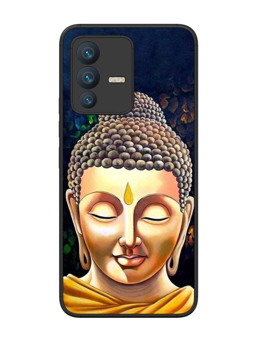 Buddha Face Glossy Soft Edge Case for Vivo V23 (5G) Chachhi