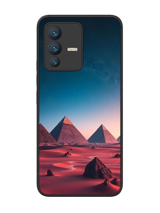 Ancient Wonders Sky Glossy Soft Edge Case for Vivo V23 (5G) Chachhi