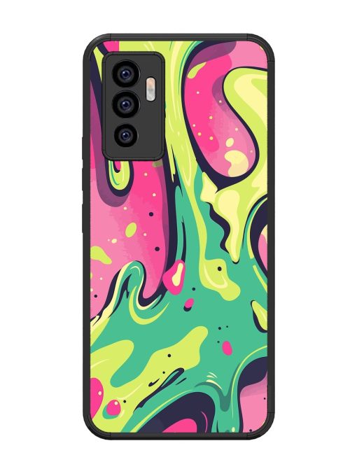 Gooey Grooves Glossy Soft Edge Case for Vivo V23E (5G)