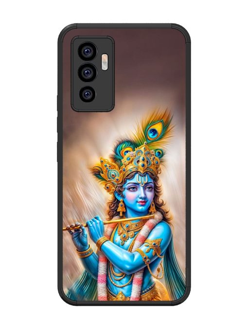 Divine Krishna Glossy Soft Edge Case for Vivo V23E (5G)