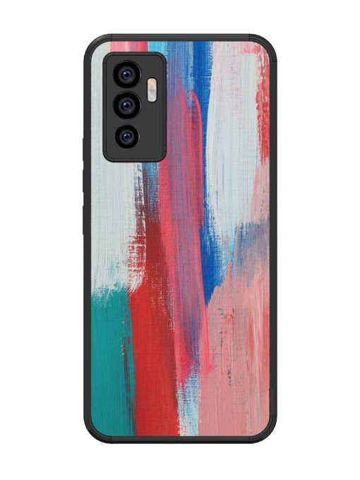 Colorful Chaos Glossy Soft Edge Case for Vivo V23E (5G)