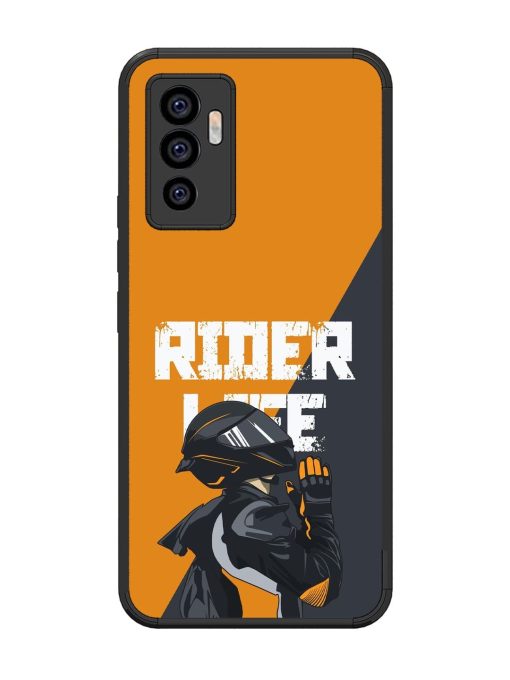 Ride Never Ends Glossy Soft Edge Case for Vivo V23E (5G)